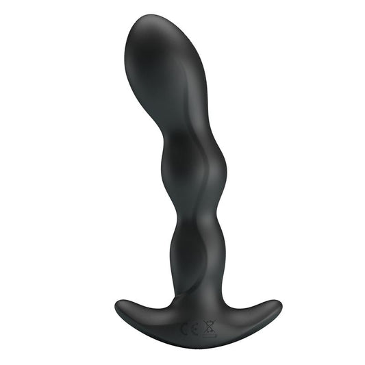 PRETTYLOVE - YALE PLUG ANAL CON VIBRACIÓN NEGRO