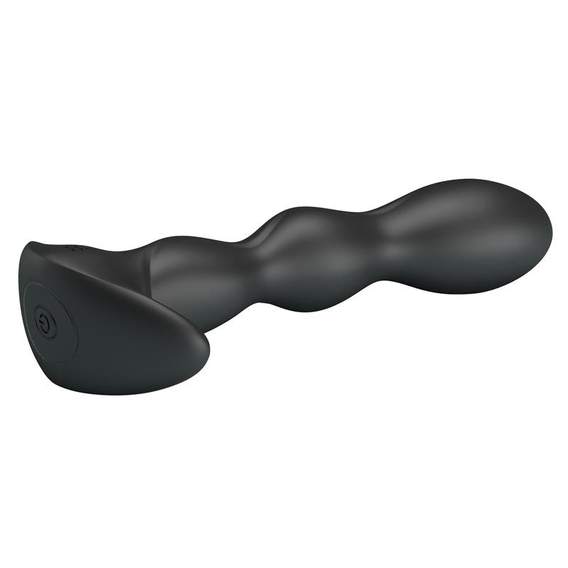 PRETTYLOVE - YALE PLUG ANAL CON VIBRACIÓN NEGRO