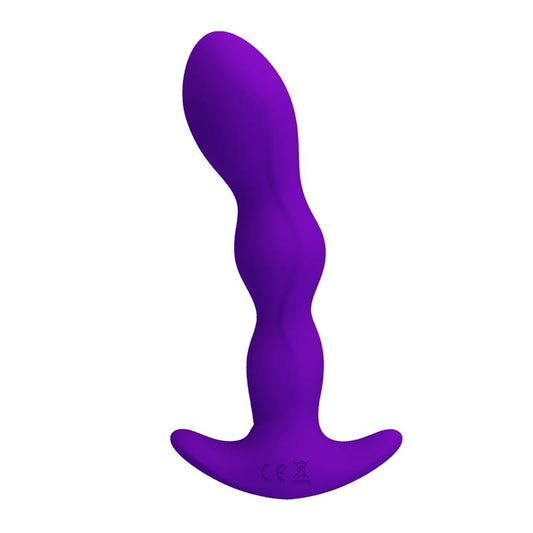 PRETTYLOVE - YALE PLUG ANAL CON VIBRACIÓN PÚRPURA