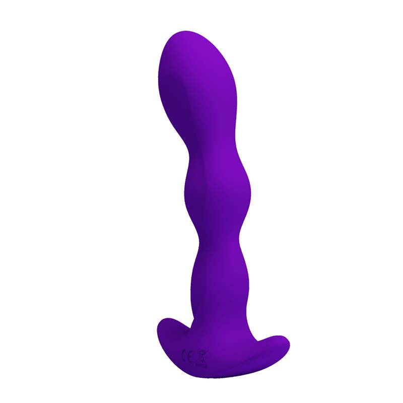 PRETTYLOVE - YALE PLUG ANAL CON VIBRACIÓN PÚRPURA