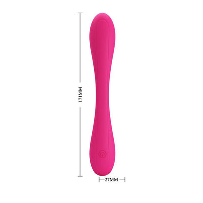 PRETTYLOVE - YEDDA VIBRADOR CON ESQUELETO PUNTO G ROSA