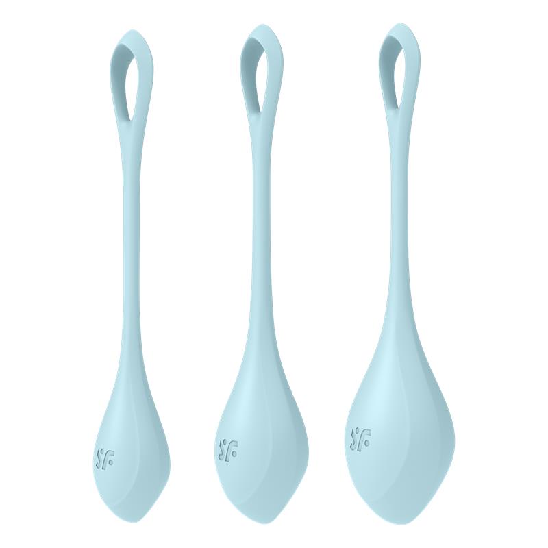 SATISFYER - YONI POWER 2 AZUL CLARO