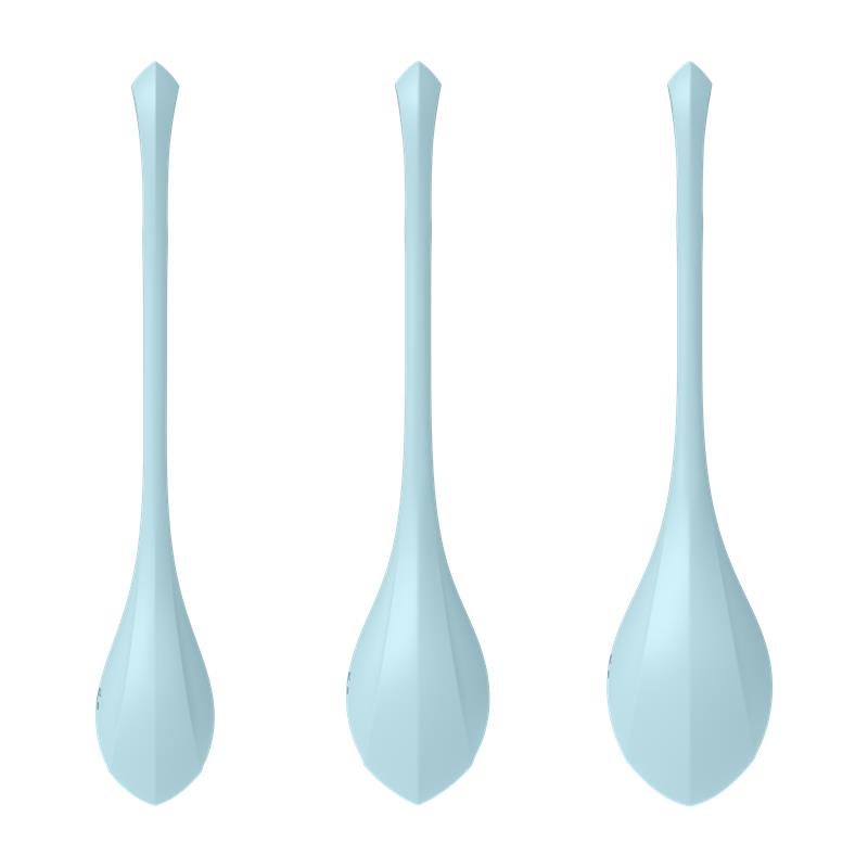 SATISFYER - YONI POWER 2 AZUL CLARO
