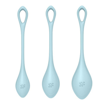 SATISFYER - YONI POWER 2 AZUL CLARO