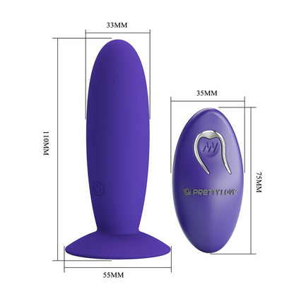 PRETTYLOVE - YOUTH PLUG ANAL CON CONTROL REMOTO