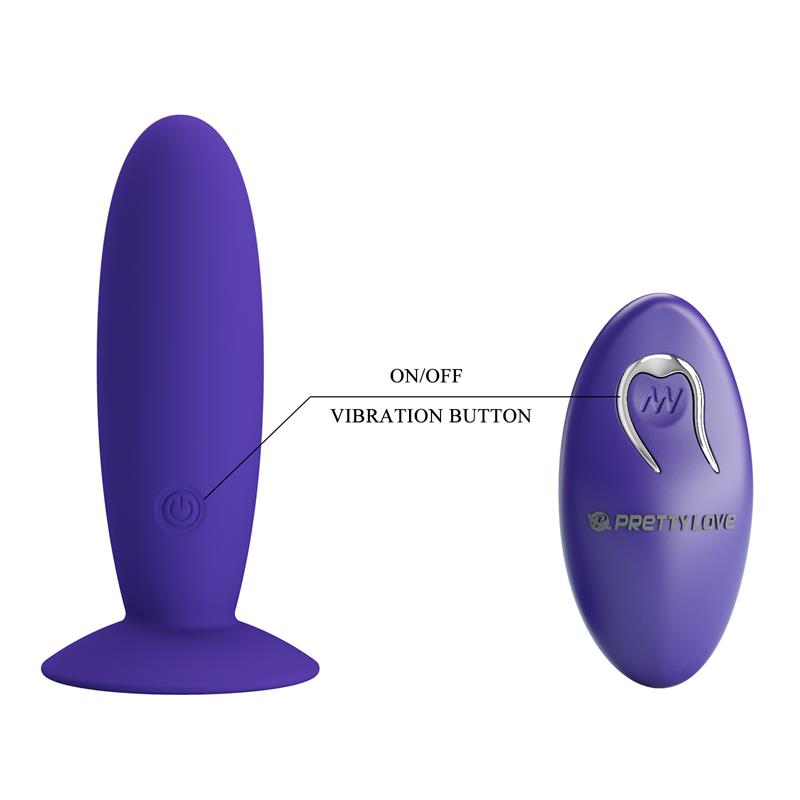 PRETTYLOVE - YOUTH PLUG ANAL CON CONTROL REMOTO