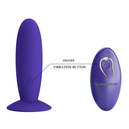 PRETTYLOVE - YOUTH PLUG ANAL CON CONTROL REMOTO