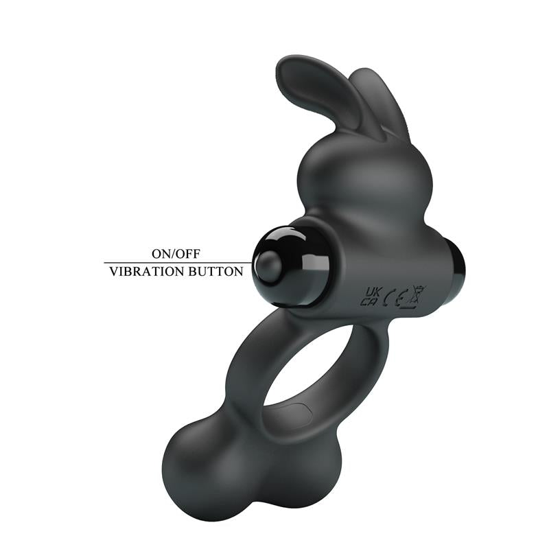 PRETTYLOVE - YUSUF ANILLO PARA EL PENE CON BOLAS DE METAL 2X33GR