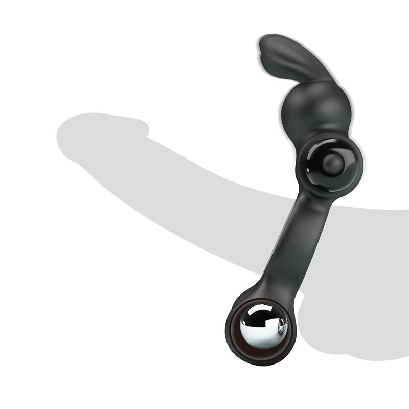 PRETTYLOVE - YUSUF ANILLO PARA EL PENE CON BOLAS DE METAL 2X33GR