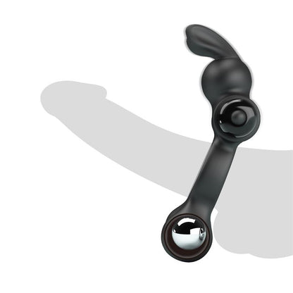 PRETTYLOVE - YUSUF ANILLO PARA EL PENE CON BOLAS DE METAL 2X33GR