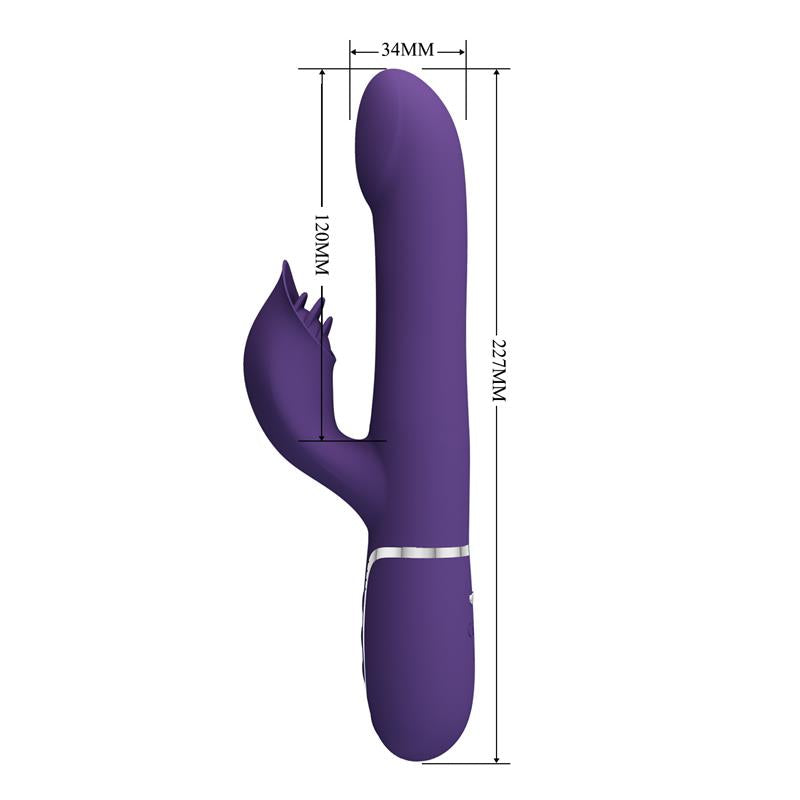 PRETTYLOVE - ZALIN ROLLING VIBRADOR CON BOLAS ROTATORIAS USB