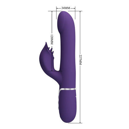 PRETTYLOVE - ZALIN ROLLING VIBRADOR CON BOLAS ROTATORIAS USB