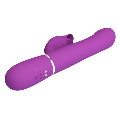 PRETTYLOVE - ZALIN VIBRADOR CON BOLAS ROTATORIAS Y LENGUA