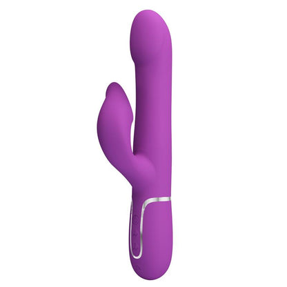 PRETTYLOVE - ZALIN VIBRADOR CON BOLAS ROTATORIAS Y LENGUA