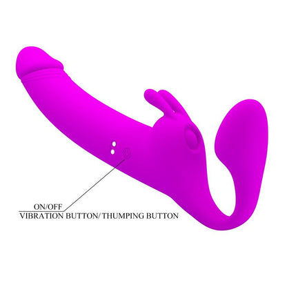 PRETTYLOVE - ZANINI VIBRADOR SIN ARNÉS SILICONA