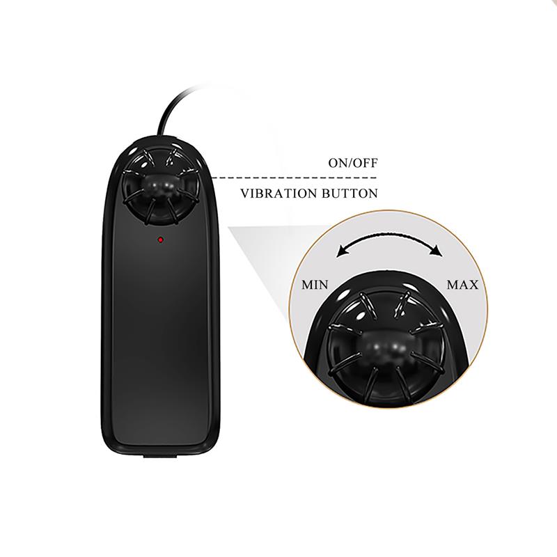 BAILE - ZEBULON VIBRADOR REALISTA 7.6