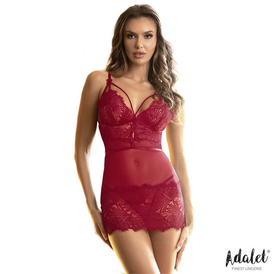 ADALET LINGERIE - ZOE BABYDOLL ESPALDA ABIERTA Y TANGA