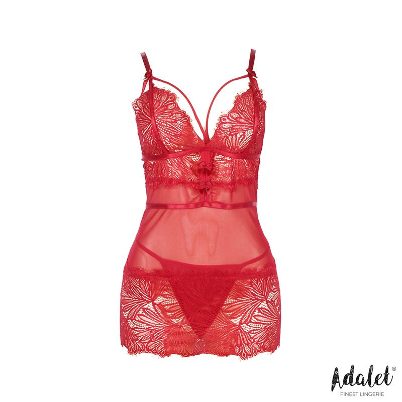 ADALET LINGERIE - ZOE BABYDOLL ESPALDA ABIERTA Y TANGA