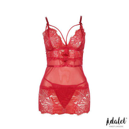 ADALET LINGERIE - ZOE BABYDOLL ESPALDA ABIERTA Y TANGA
