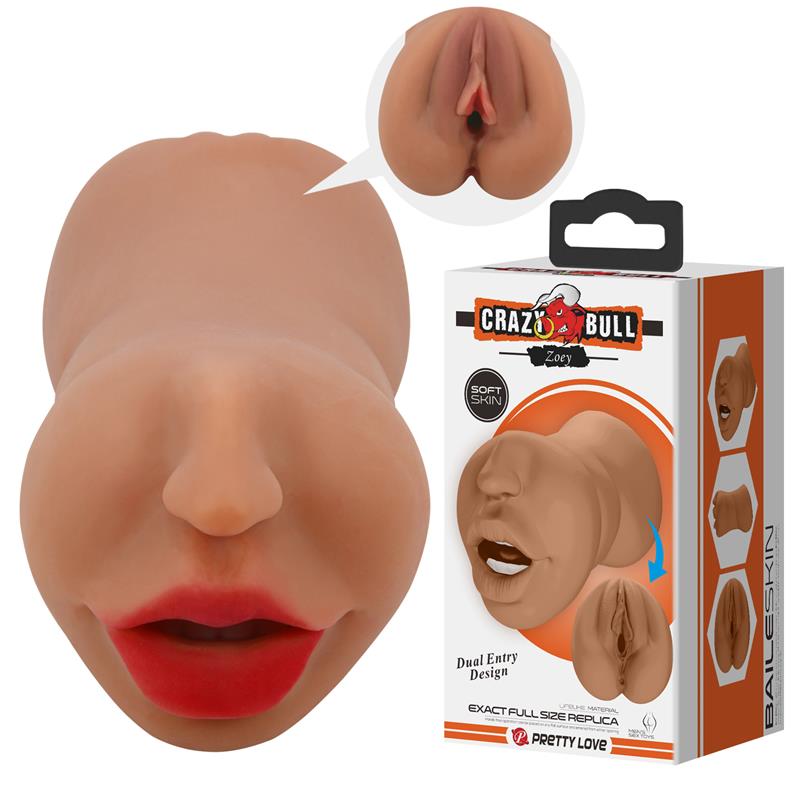 CRAZY BULL - ZOEY MASTURBADOR VAGINA Y BOCA