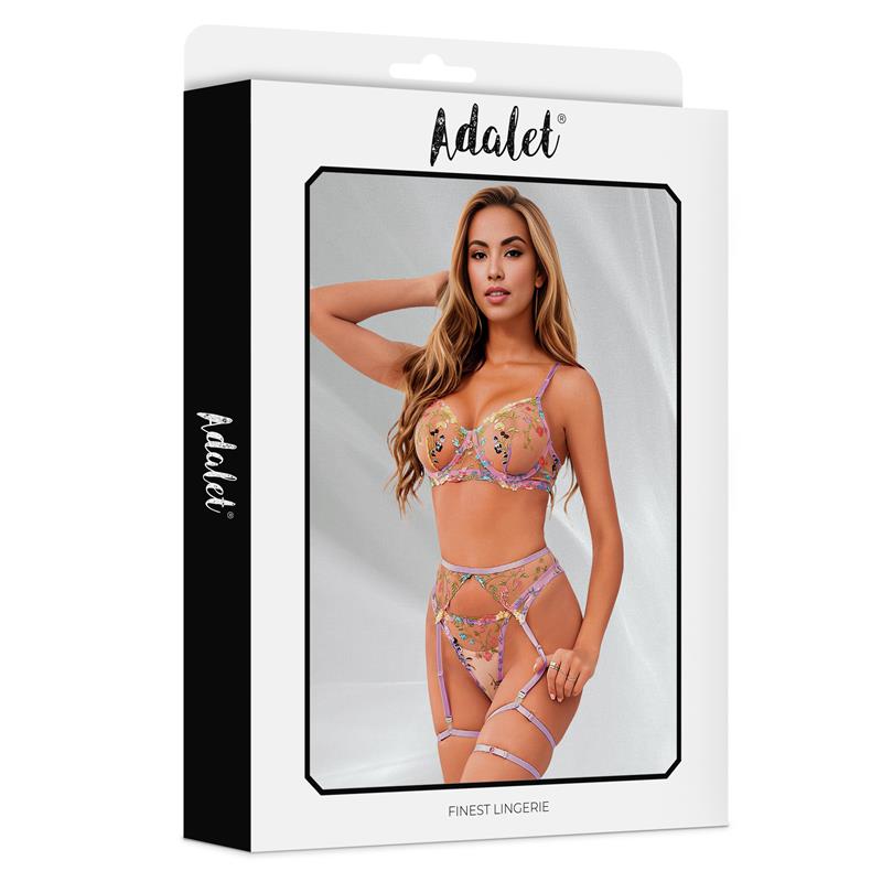 ADALET LINGERIE - ZOEY SET DE 4 PIEZAS LILA