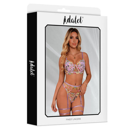 ADALET LINGERIE - ZOEY SET DE 4 PIEZAS LILA