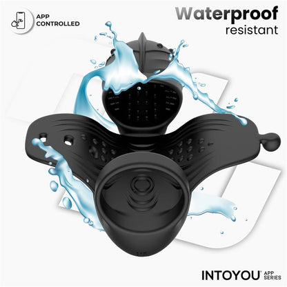 INTOYOU APP SERIES - ZONTE MASTURBADOR CON ROTACIÓN Y VIBRACIÓN CON APP