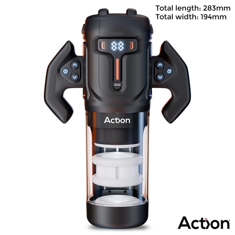 ACTION - ZYON MASTURBADOR AUTOMÁTICO AVANZADO CON UP AND DOWN Y ROTACIÓN