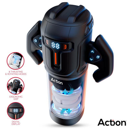 ACTION - ZYON MASTURBADOR AUTOMÁTICO AVANZADO CON UP AND DOWN Y ROTACIÓN