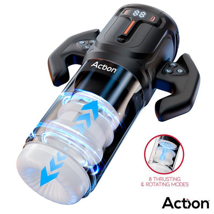 ACTION - ZYON MASTURBADOR AUTOMÁTICO AVANZADO CON UP AND DOWN Y ROTACIÓN